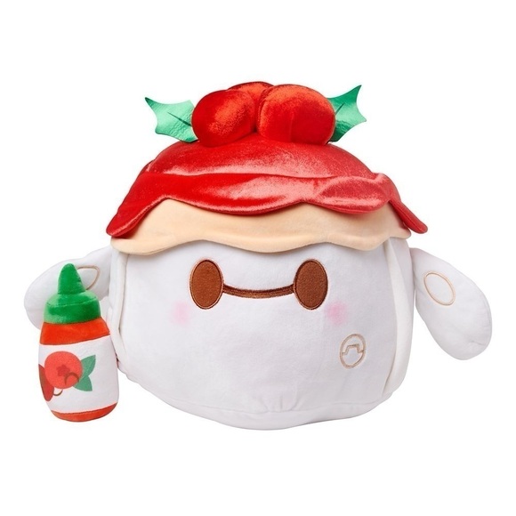 📍FINAL SALE📍Disney Parks Baymax Festive Berry Pavlova Munchlings Plush - Picture 1 of 1